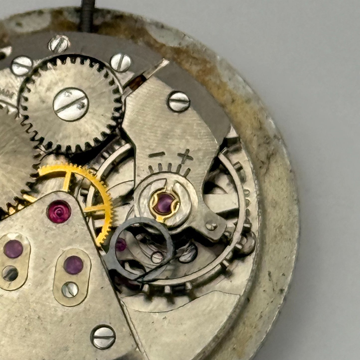 ETA 2390 Watch Movement Atlantic Manual Wind Vintage Swiss Parts Repair 23.3mm