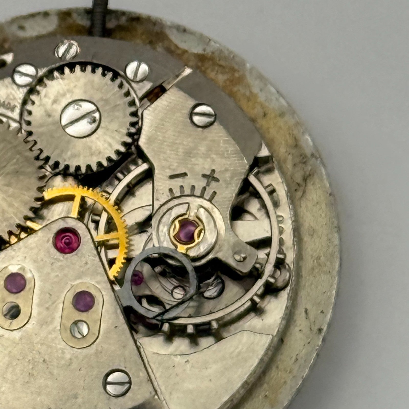 ETA 2390 Watch Movement Atlantic Manual Wind Vintage Swiss Parts Repair 23.3mm