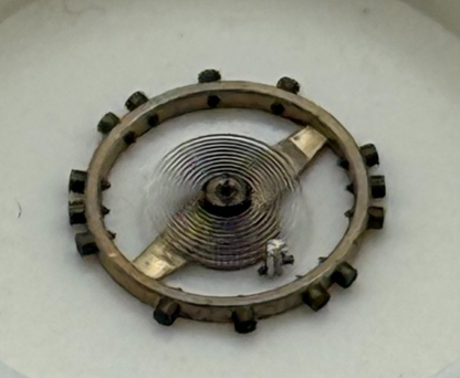 FEF 270 Balance Wheel Complete And Spring 5 1/4''' 173 M Watch Movement Parts 