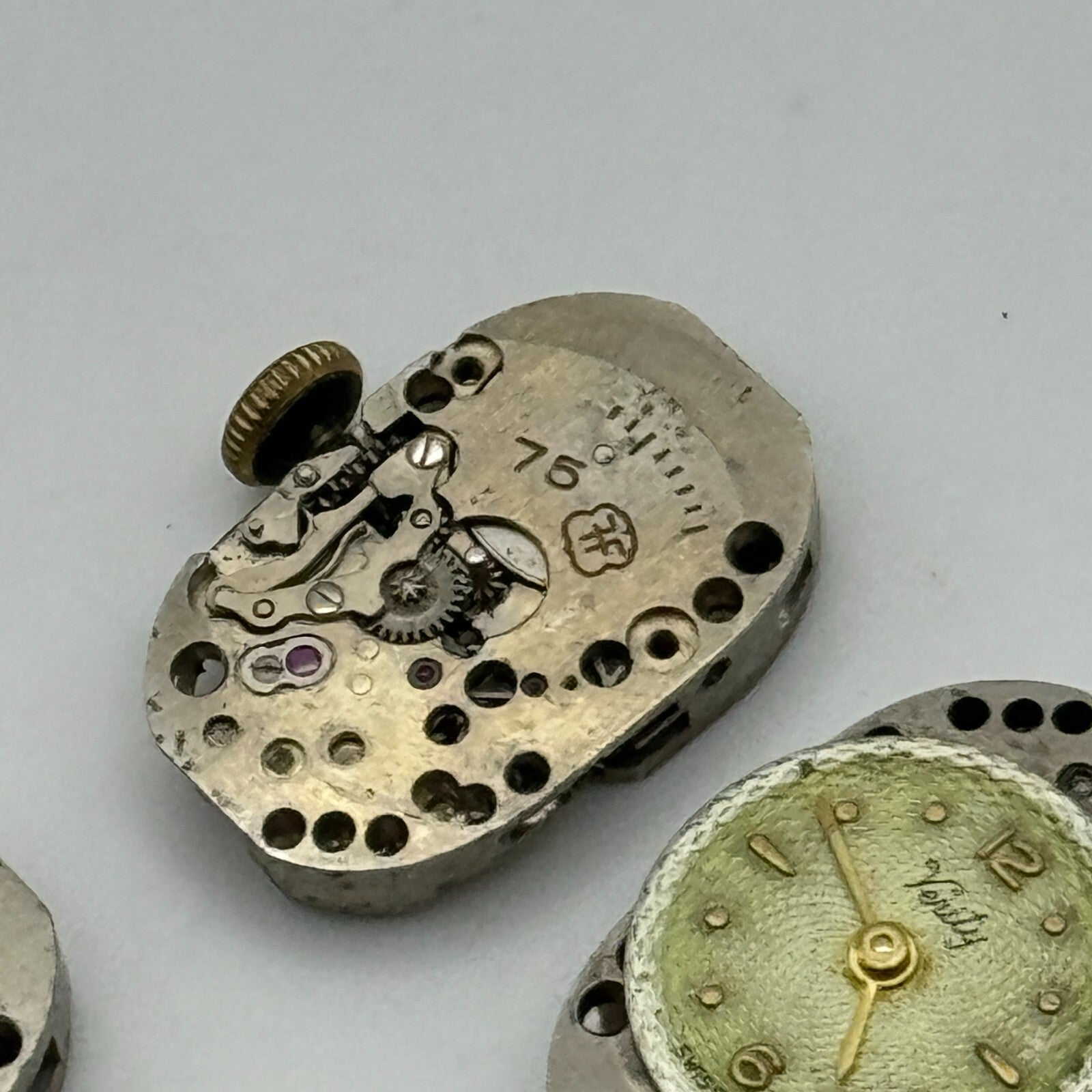 12.8mm 4 x FHF 75 Ladies Manual Wind 15 Jewels Swiss Watch Movement PARTS SPARES