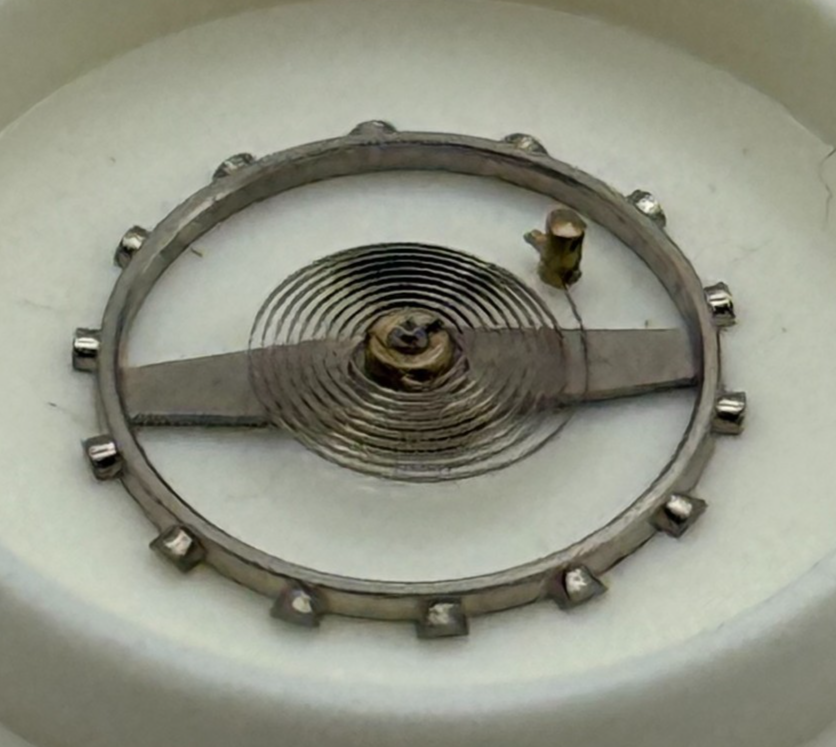 Ebosa Balance Wheel Complete And Spring 10½’’’ Watch Movement Parts  NOS