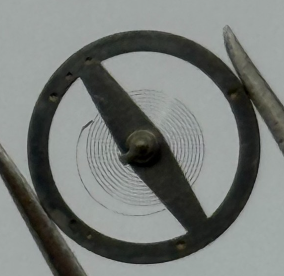 BFG 910 Balance Wheel Complete And Spring 827 Watch Movement Parts NOS