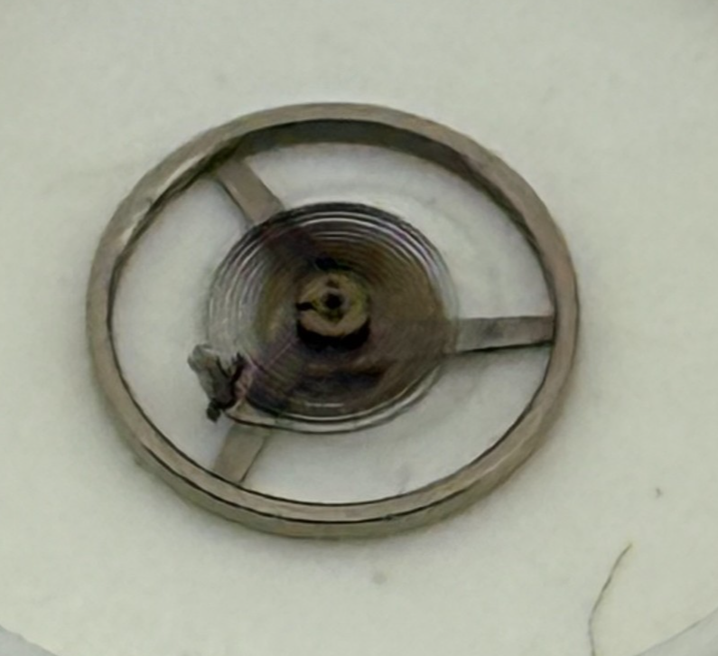 AS 976 1012 Balance Wheel Complete And Spring  532 M Watch Movement Parts NOS