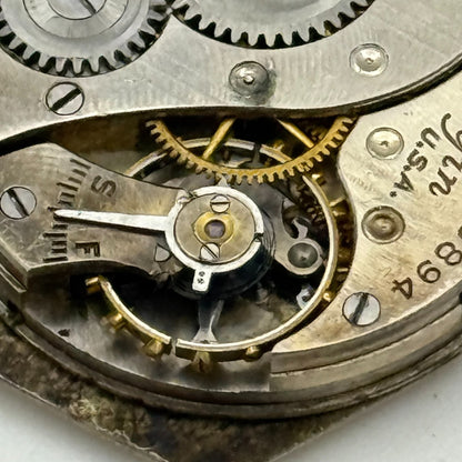1927 Vintage 10/0s Elgin 447 Model 4 American Watch Movement PARTS REPAIR SPARES
