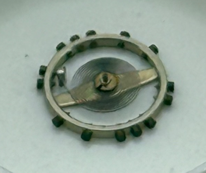 ETA 651 Balance Wheel Complete And Spring 4 1/4''' 141 Watch Movement Parts NOS
