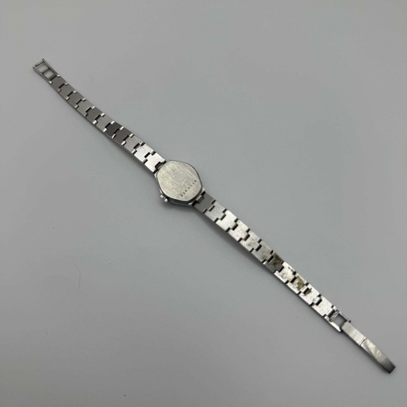 19mm Running Vintage Ladies Rotary Swiss Silver Tone Manual Wind Watch PARTS