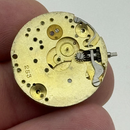 22.6mm High Grade Stauffer S S & Co 253 Swiss Watch Movement Vintage PARTS SPARE