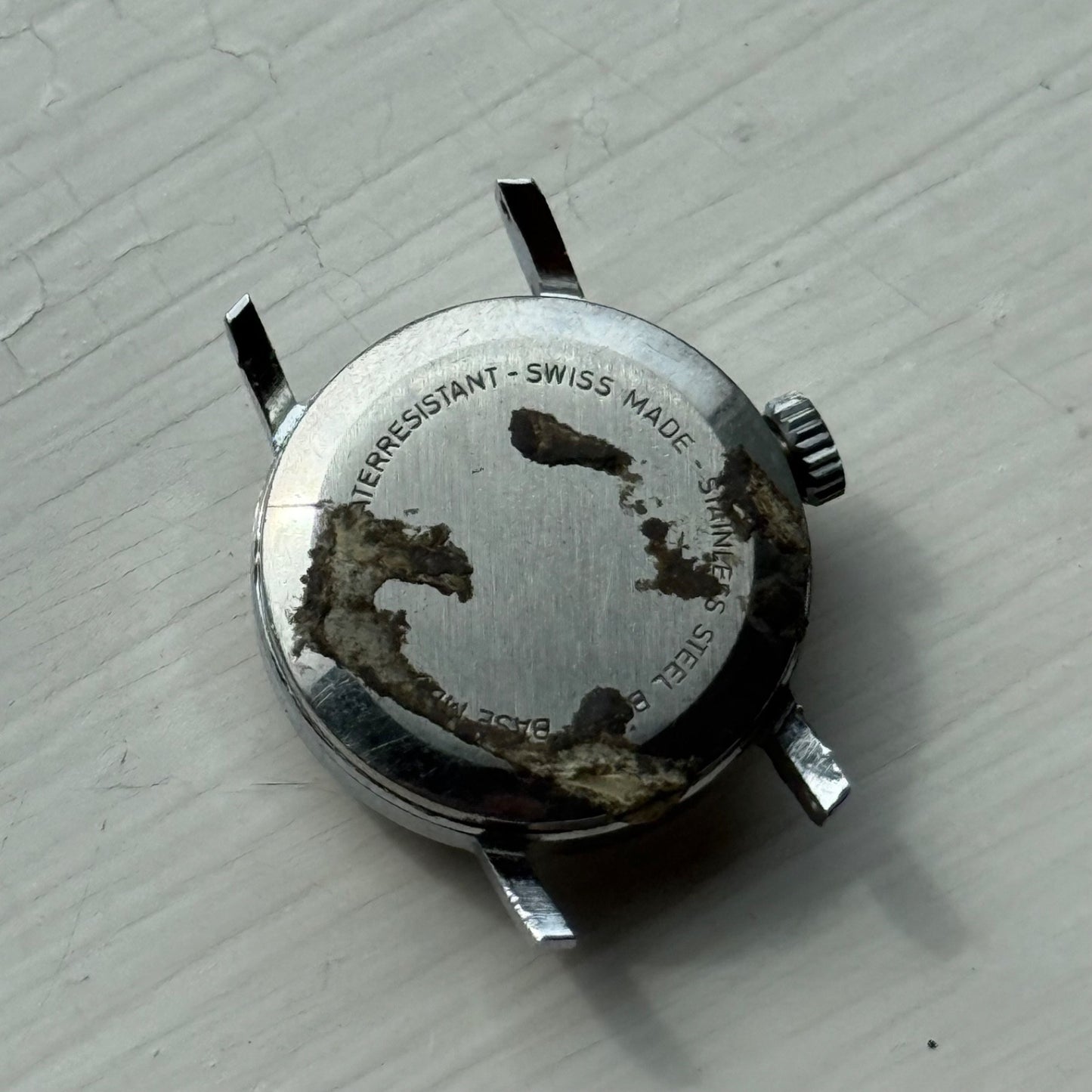 23mm Dorset Ronda Rl 9013 Shock Resistant Vintage Manual Wind Watch PARTS REPAIR