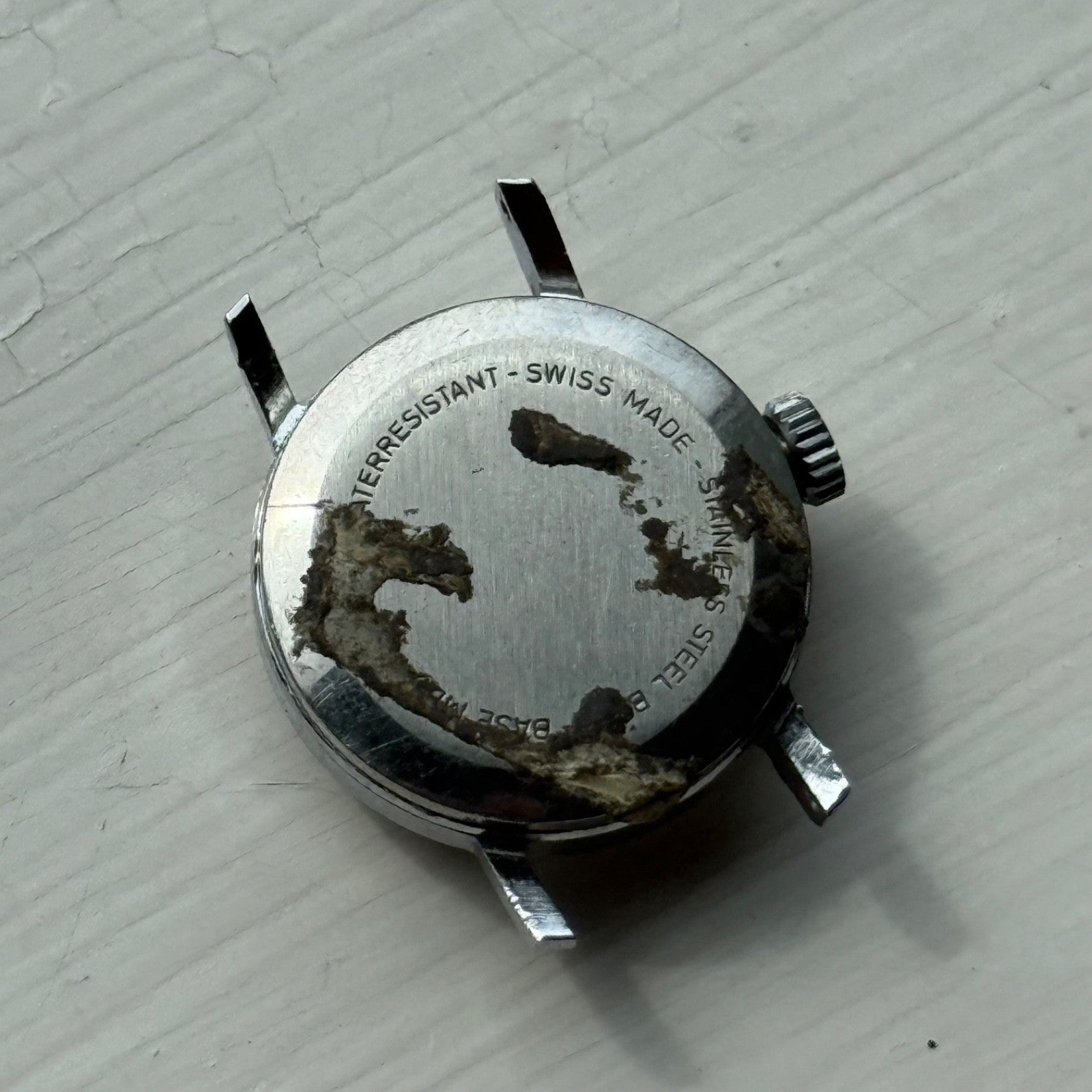 23mm Dorset Ronda Rl 9013 Shock Resistant Vintage Manual Wind Watch PARTS REPAIR