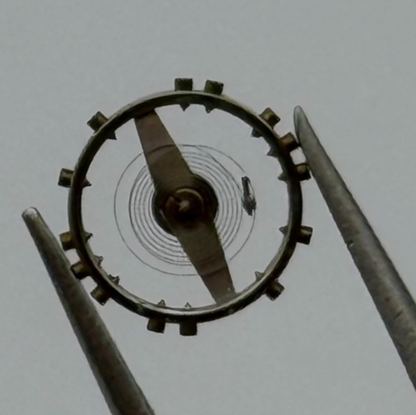 AS 1051 Balance Wheel Complete And Spring 5 1/4’’’ 34 M Watch Movement Parts NOS