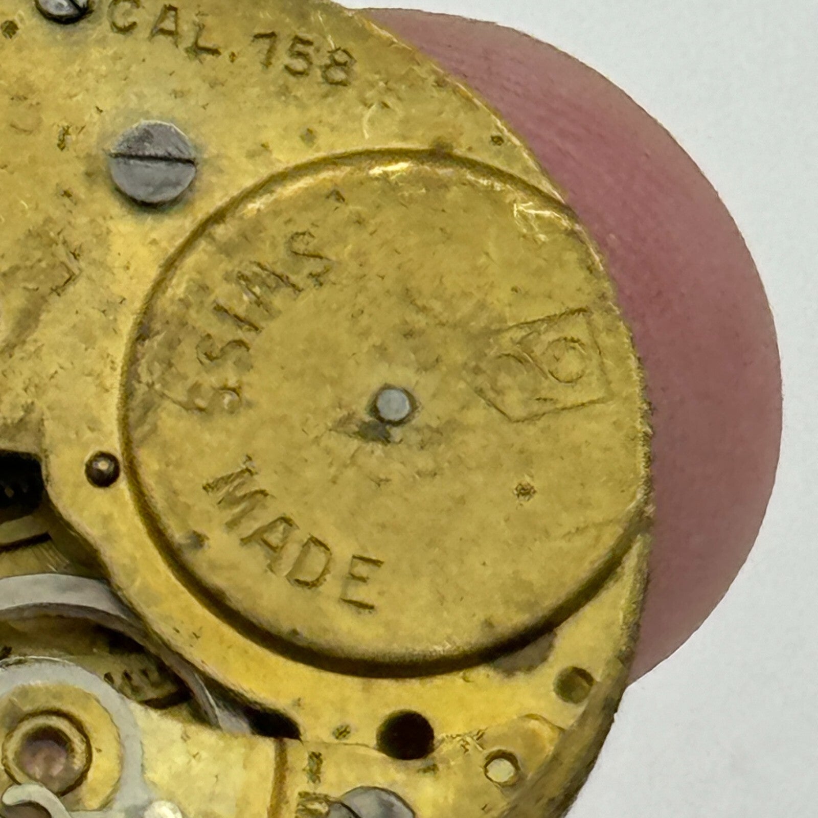 23.7mm Oris Cal 158 Bentima Mother Of Pearl Manual Wind Swiss Watch Movement