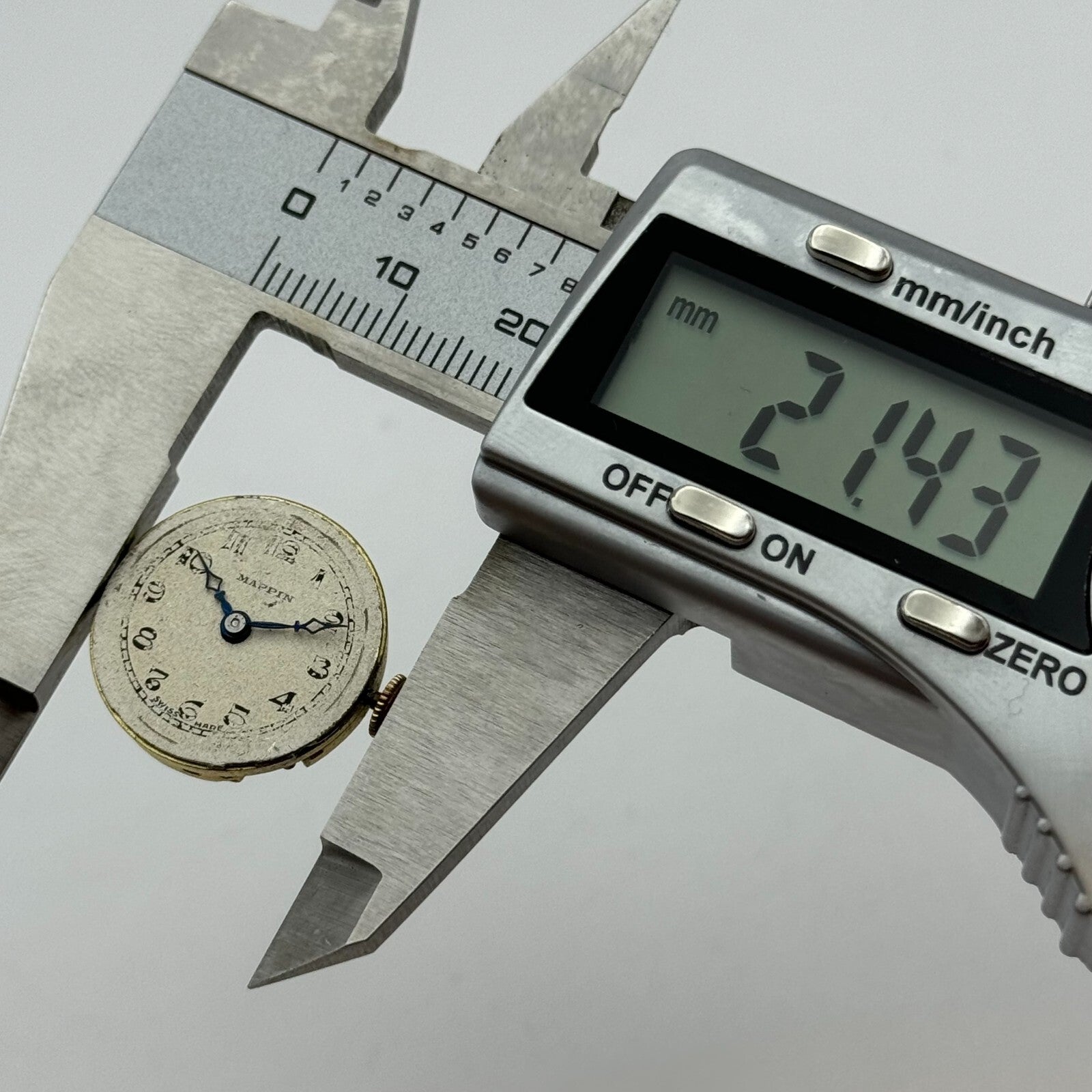 19.7mm Running Mappin Daphne High Grade Manual Wind Swiss Watch Movement PARTS