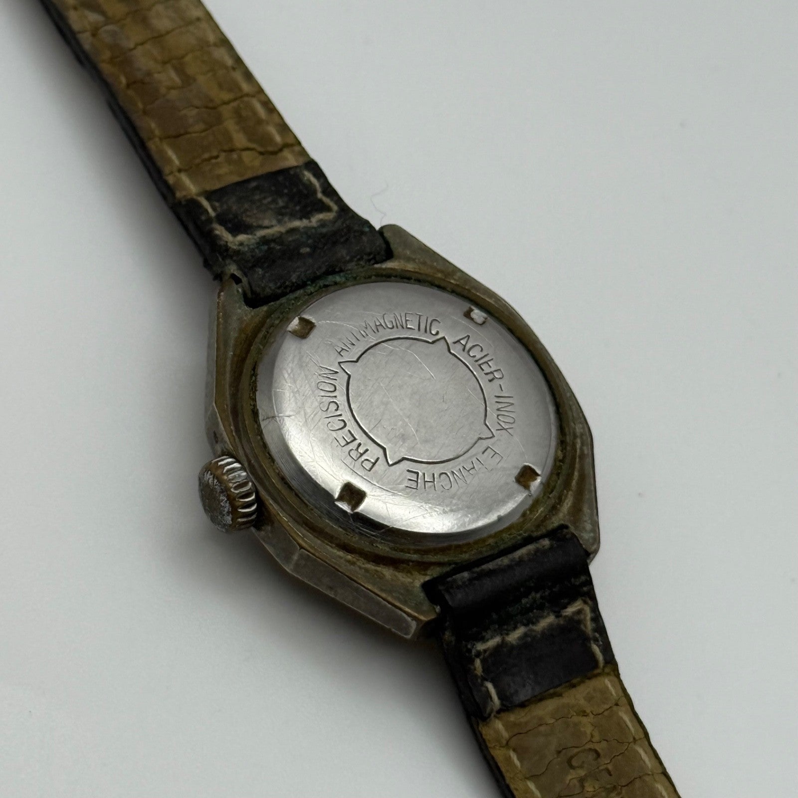 26mm Vintage Utina Etoile Interesting Date Dial Manual Wind Watch PARTS / REPAIR