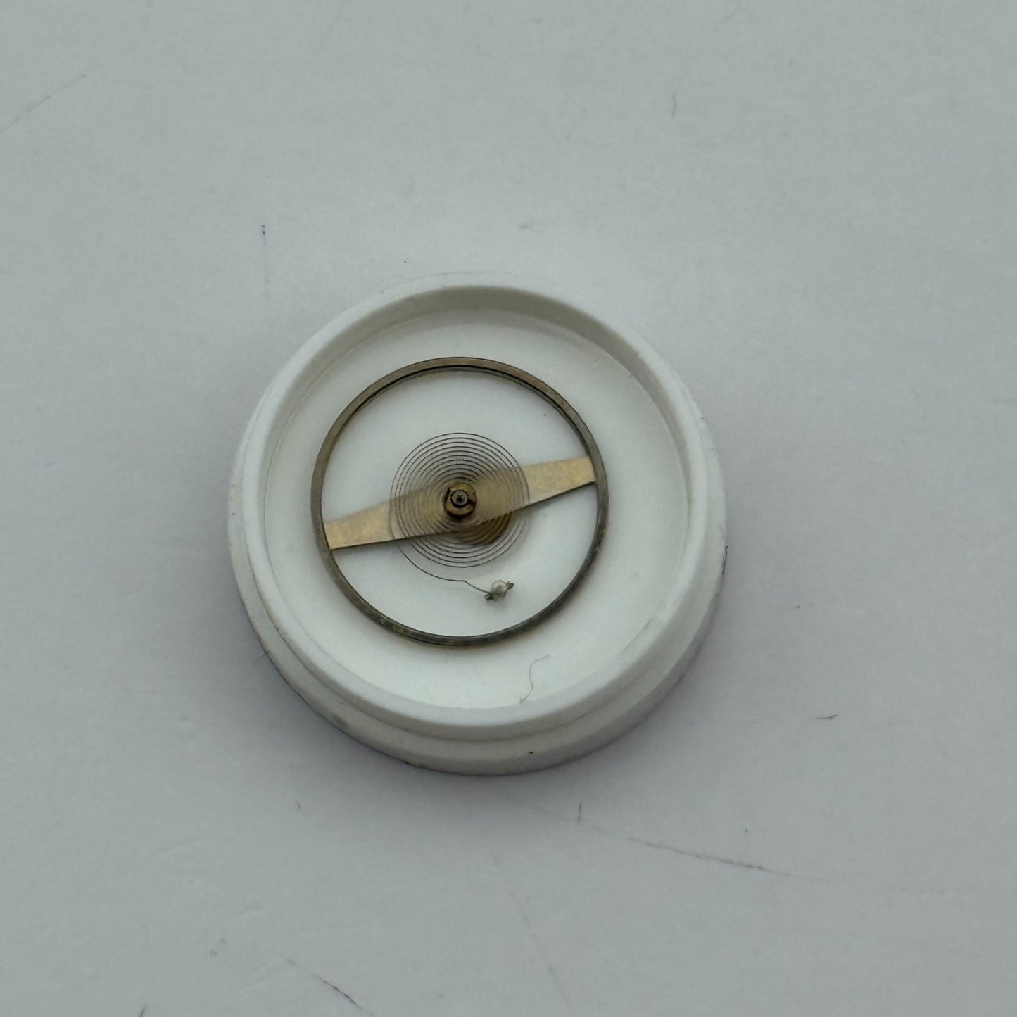 ST 96 Balance Wheel Complete And Spring 11 1/2'''  1268 M Watch Movement Parts
