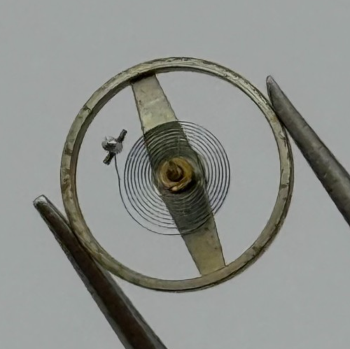 FHF 60 Balance Wheel Complete And Spring Inca 535 M Watch Movement Parts NOS