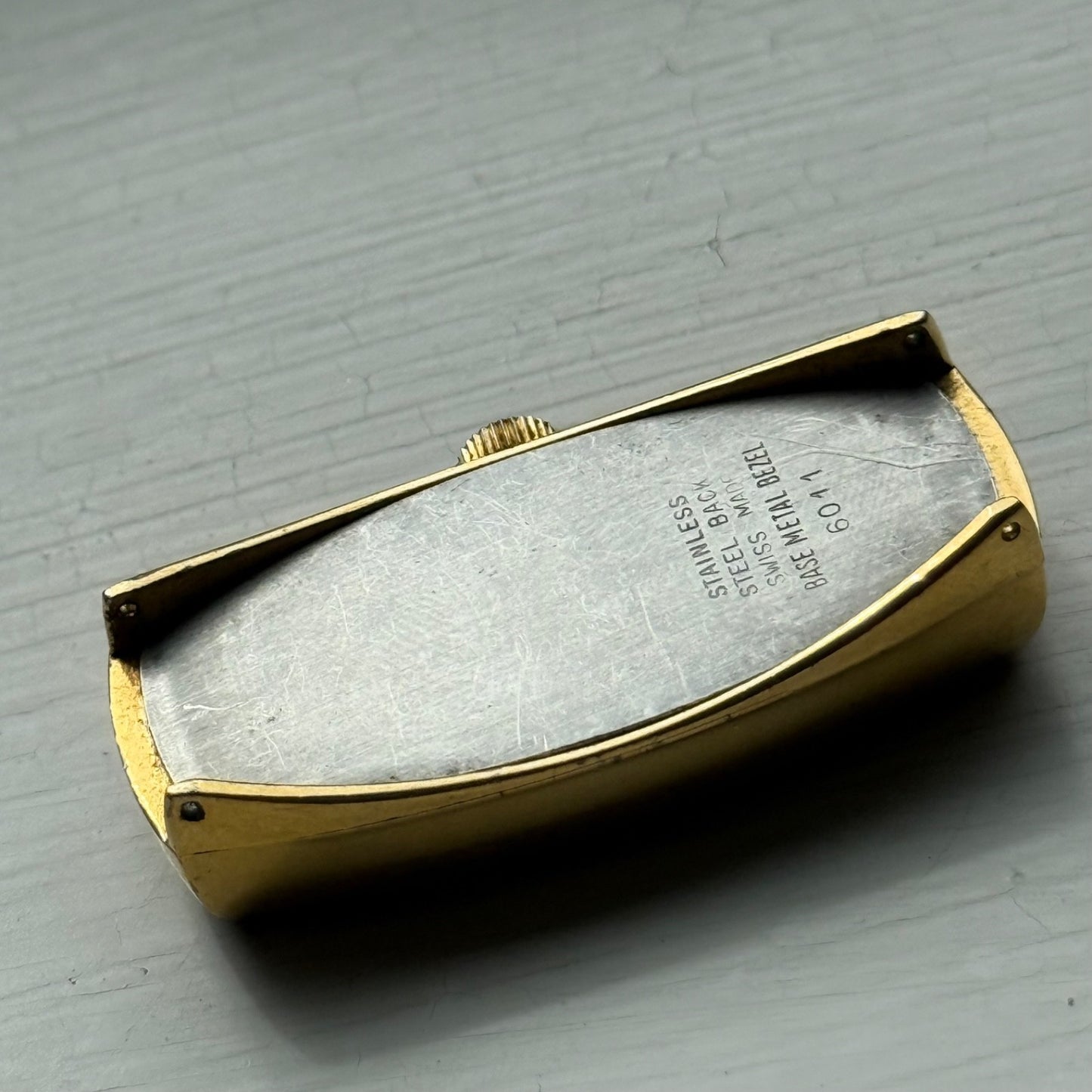 20mm Vintage Astral Rectangle Ronda RL 5101 Manual Wind Watch PARTS / REPAIR