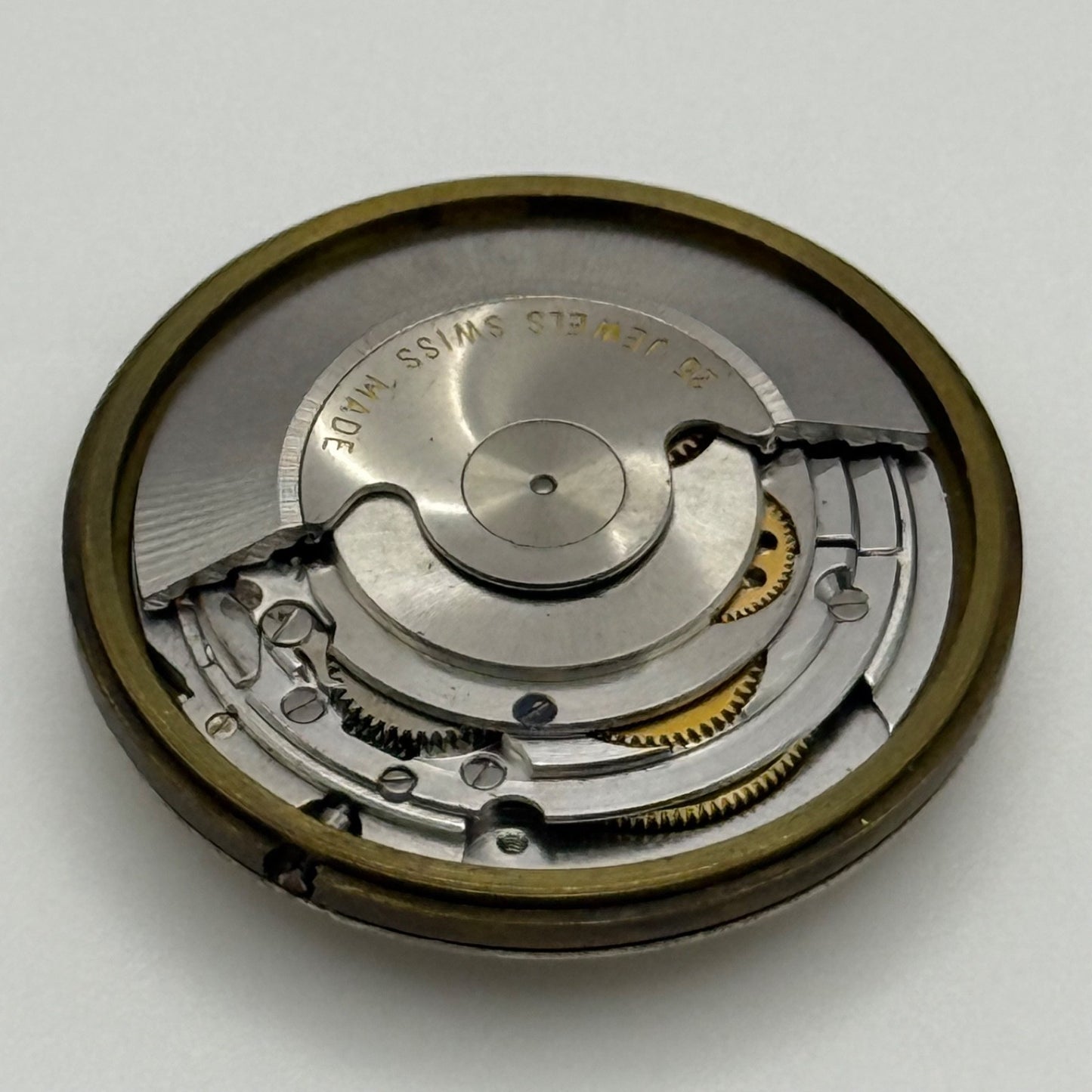 Garrard ETA 2472 Watch Movement Automatic Date Vintage Swiss Parts Repair 29.6mm