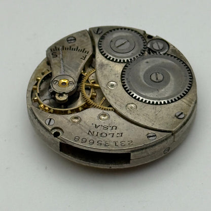 1921 Antique 3/0s Elgin 463 Model 3 American Watch Movement PARTS REPAIR SPARES