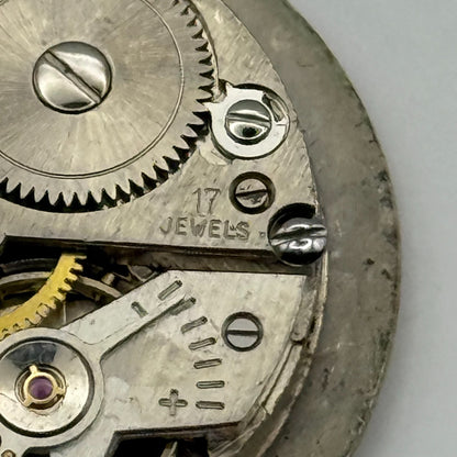 FEF 190 Watch Movement Garrard Manual Wind Vintage Swiss Parts Repair 23.5mm