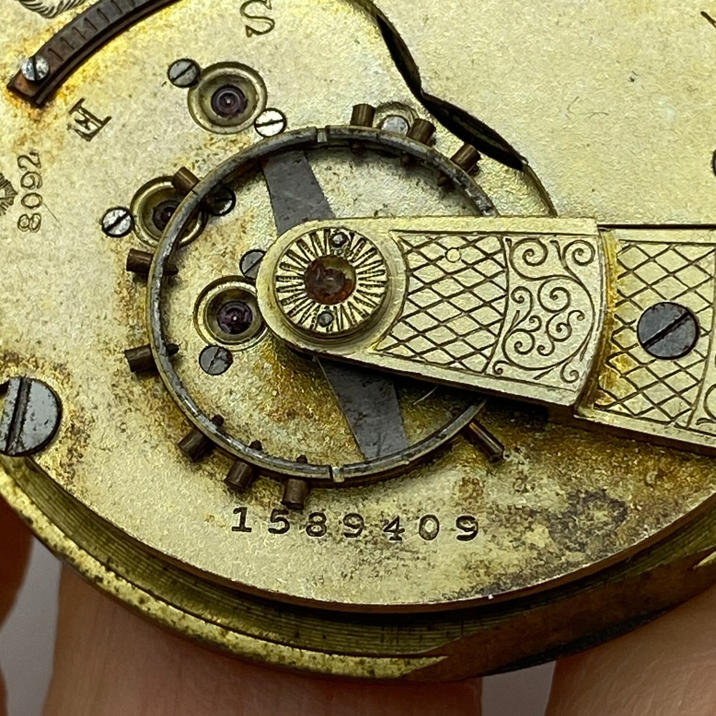45.6mm Antique The Plan Watch Swiss Made Pocket Watch Movement PARTS REPAIR