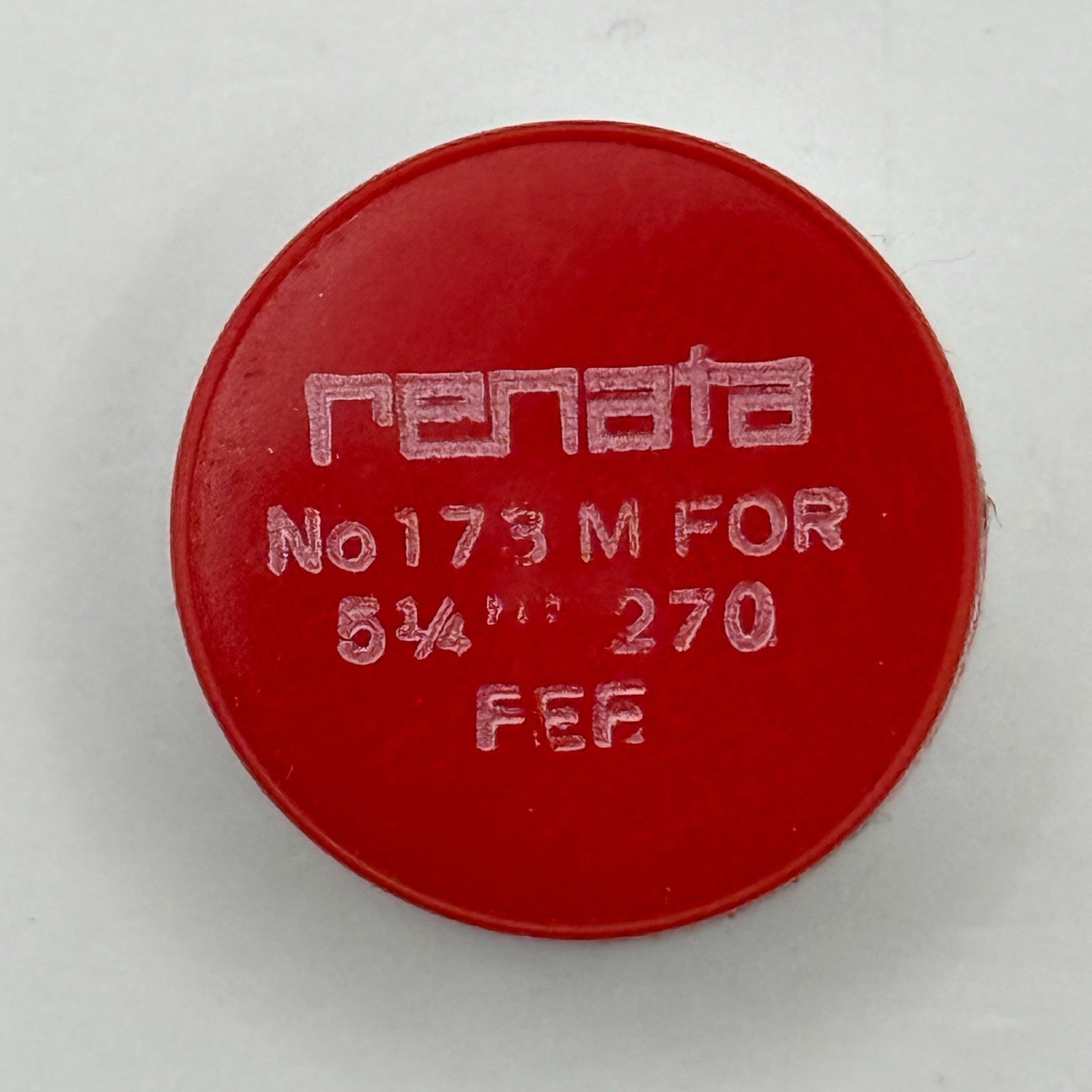 FEF 270 Balance Wheel Complete And Spring  5¼’’’  173 M Watch Movement Parts NOS