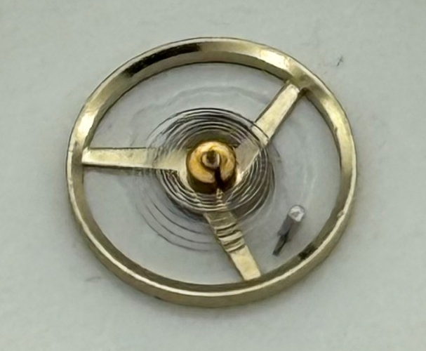 FEF 6620 Balance Wheel Complete And Spring 5½’’’ 1449 M Watch Movement Parts NOS