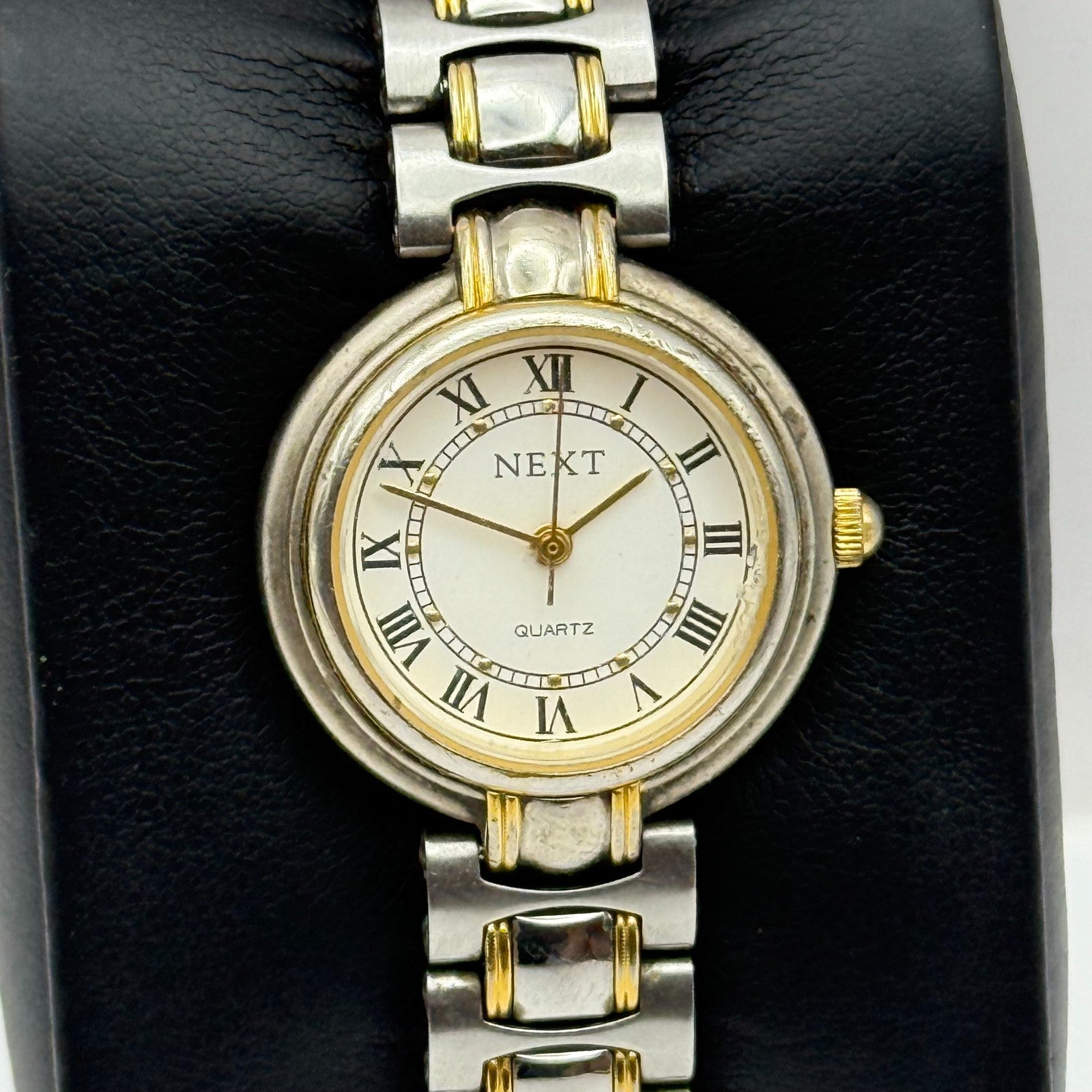 27mm Working Ladies Next Two Tone Roman Numerals Quartz Watch 5.75 Inches