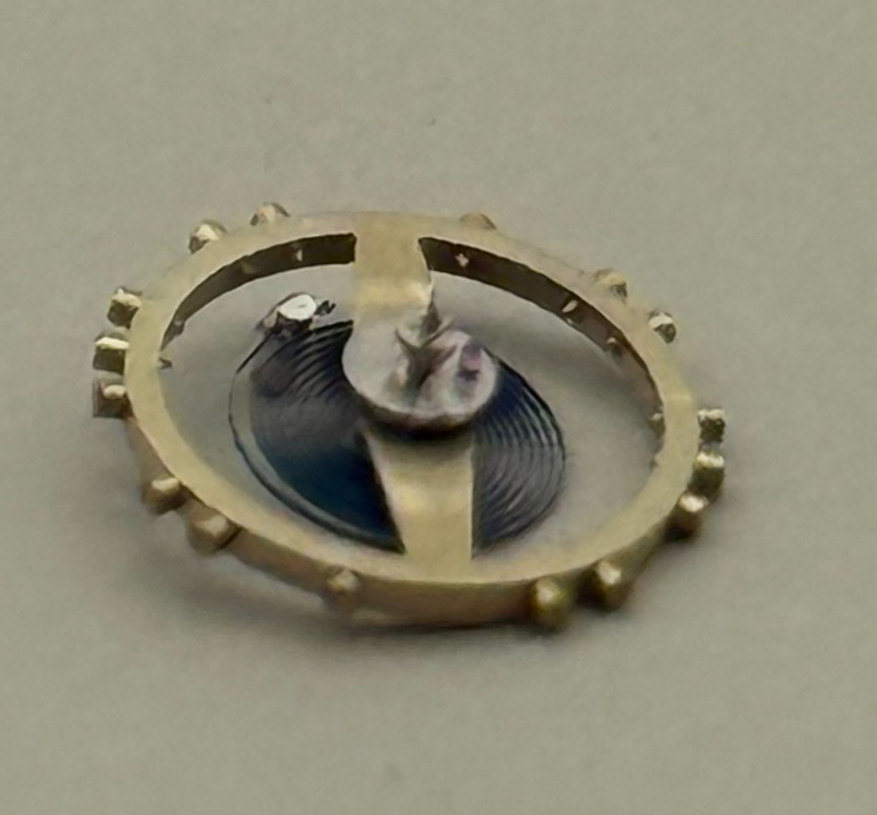 ETA 2487 Balance Wheel Complete And Spring  Ord + Inca 1269 M Watch Parts NOS