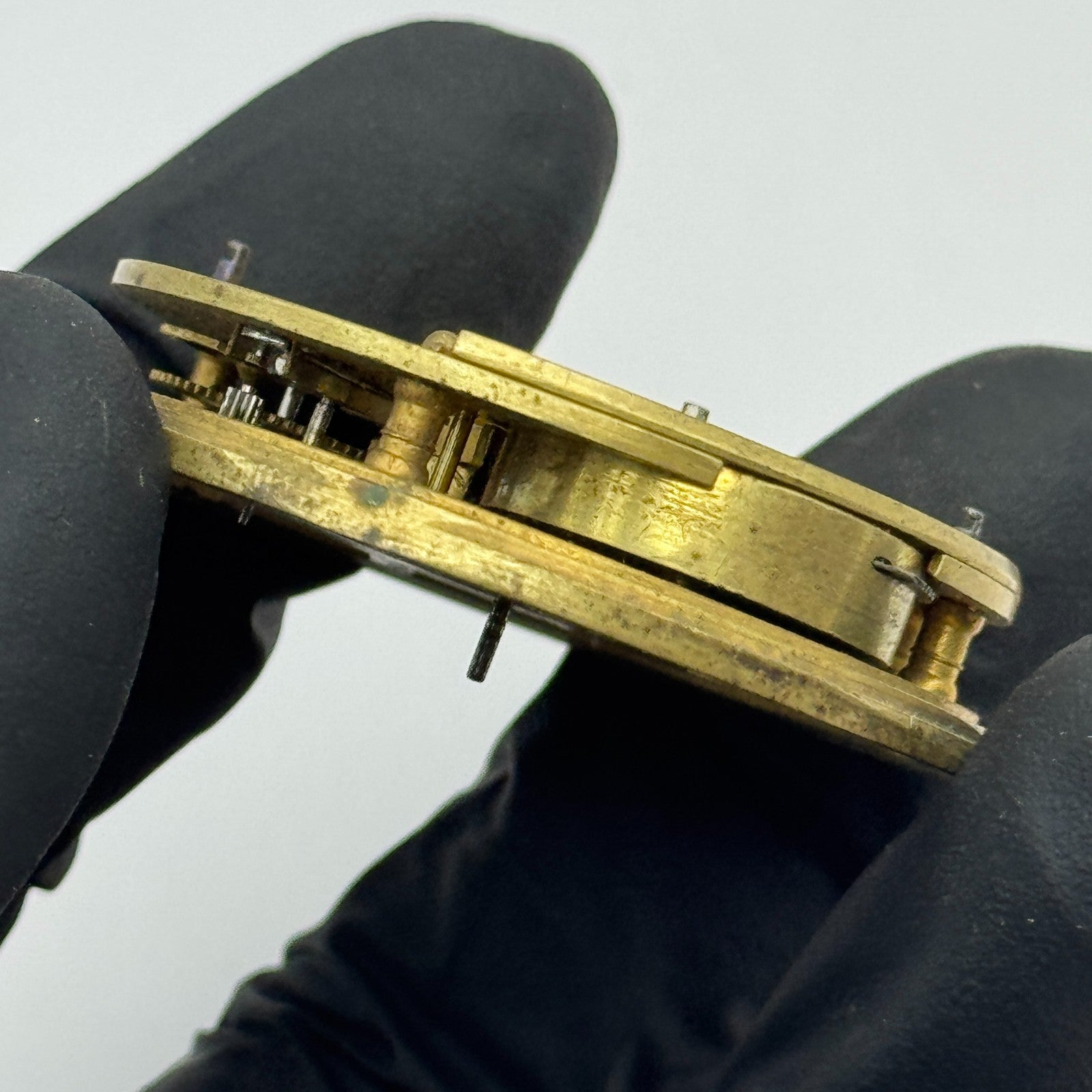 Fusee Pocket Watch Movement Antique English Key Wound Parts Repair Spares 46.9mm