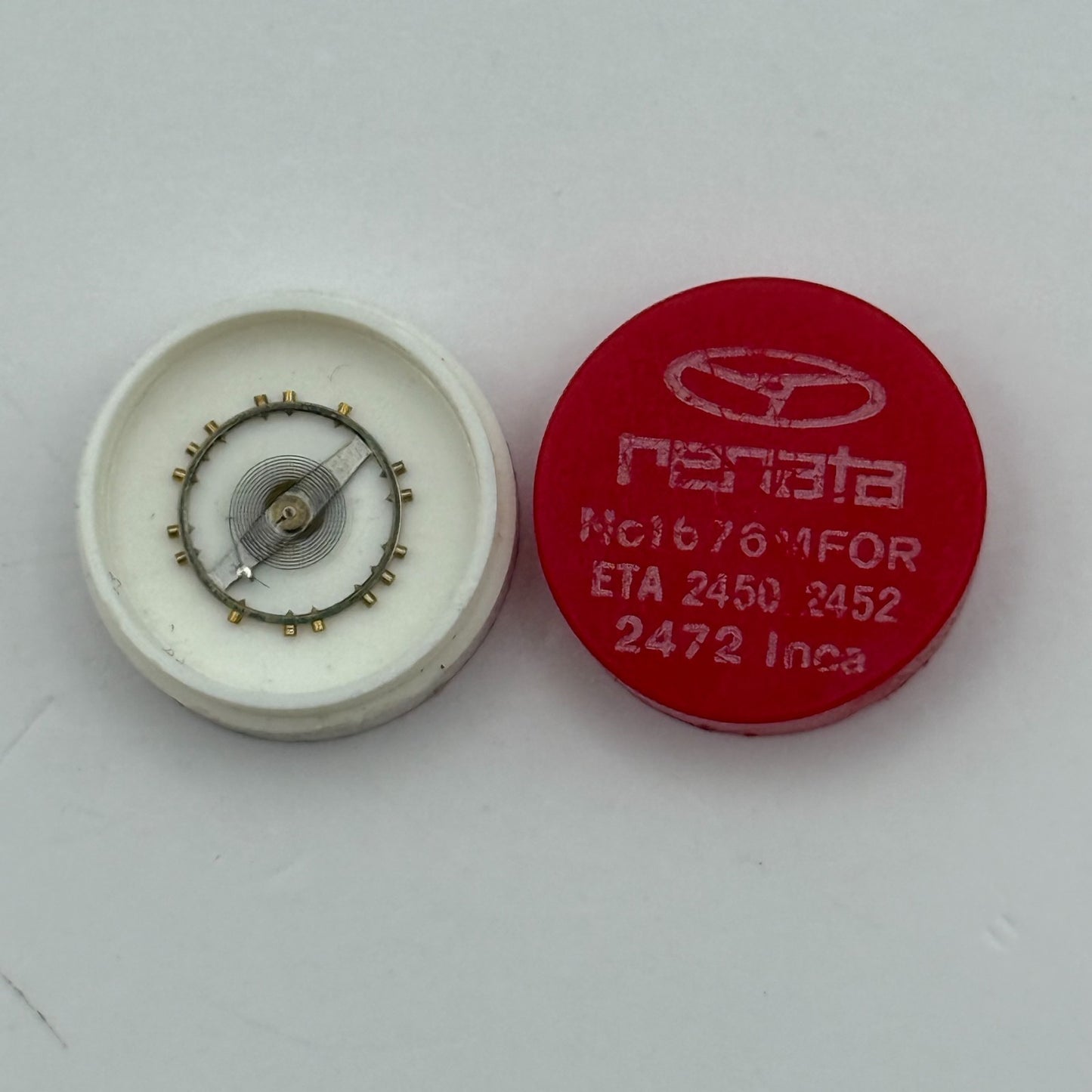 ETA 2450 2452 2472 Balance Wheel Complete And Spring 1676 M Watch Movement Parts