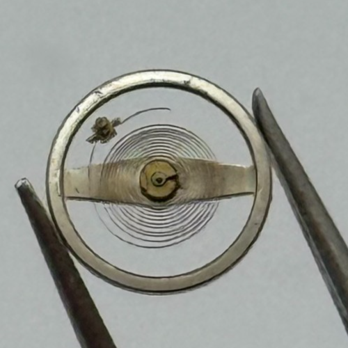 Brac 2051 Balance Wheel Complete And Spring 5 1/2’’’ 60 M Watch Movement Parts