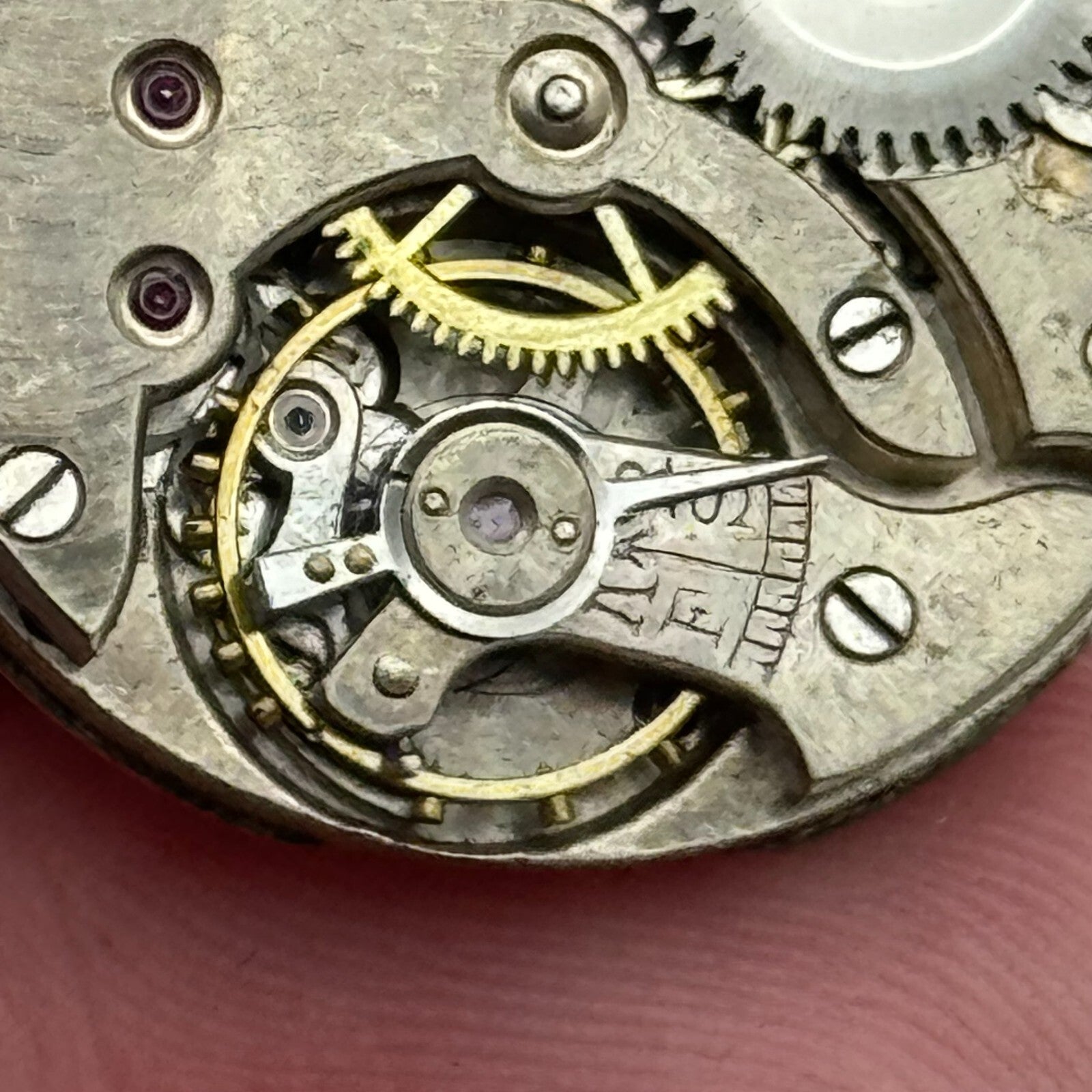 25mm Dreadnought Balance Ok Trench Watch Movement 15 Jewels Vintage Swiss PARTS