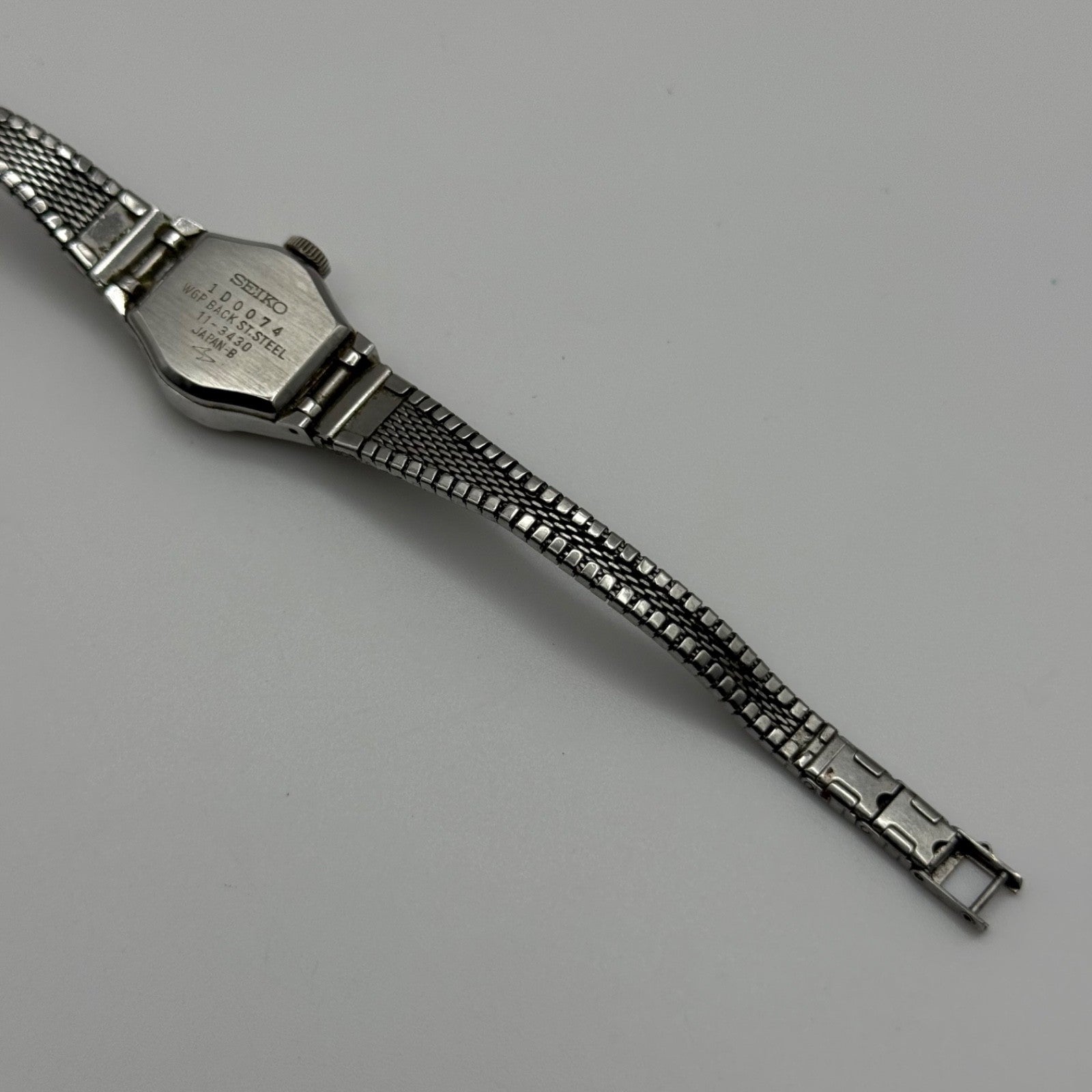 Vintage Seiko Rainbow Watch Mechanical Japan Ladies 11-3430 Stainless Working