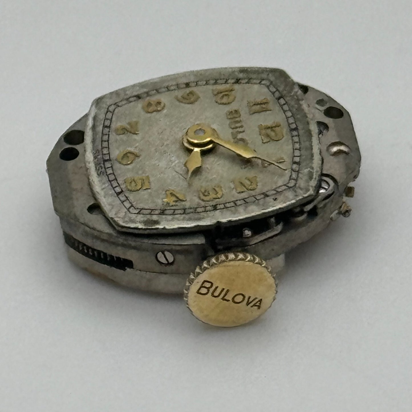 12.8mm Bulova Ladies 5AC Manual Wind Swiss 17 Jewels Watch Movement PARTS SPARES