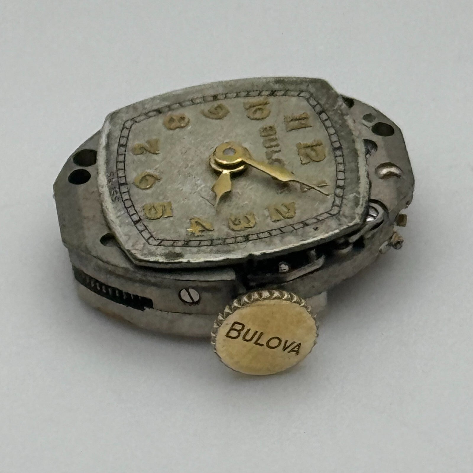 12.8mm Bulova Ladies 5AC Manual Wind Swiss 17 Jewels Watch Movement PARTS SPARES