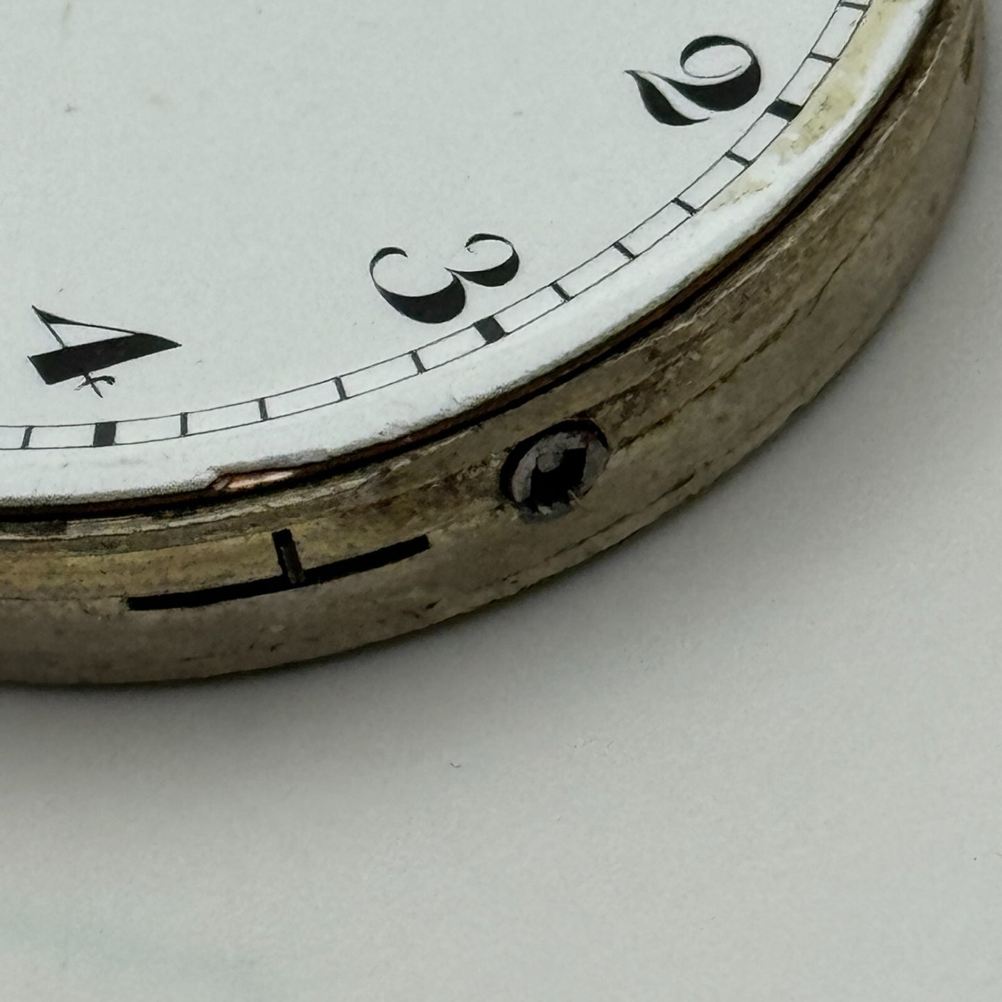 42.8mm Vintage Civic Watch Co 7 Jewels Swiss Hunter Pocket Watch Movement PARTS