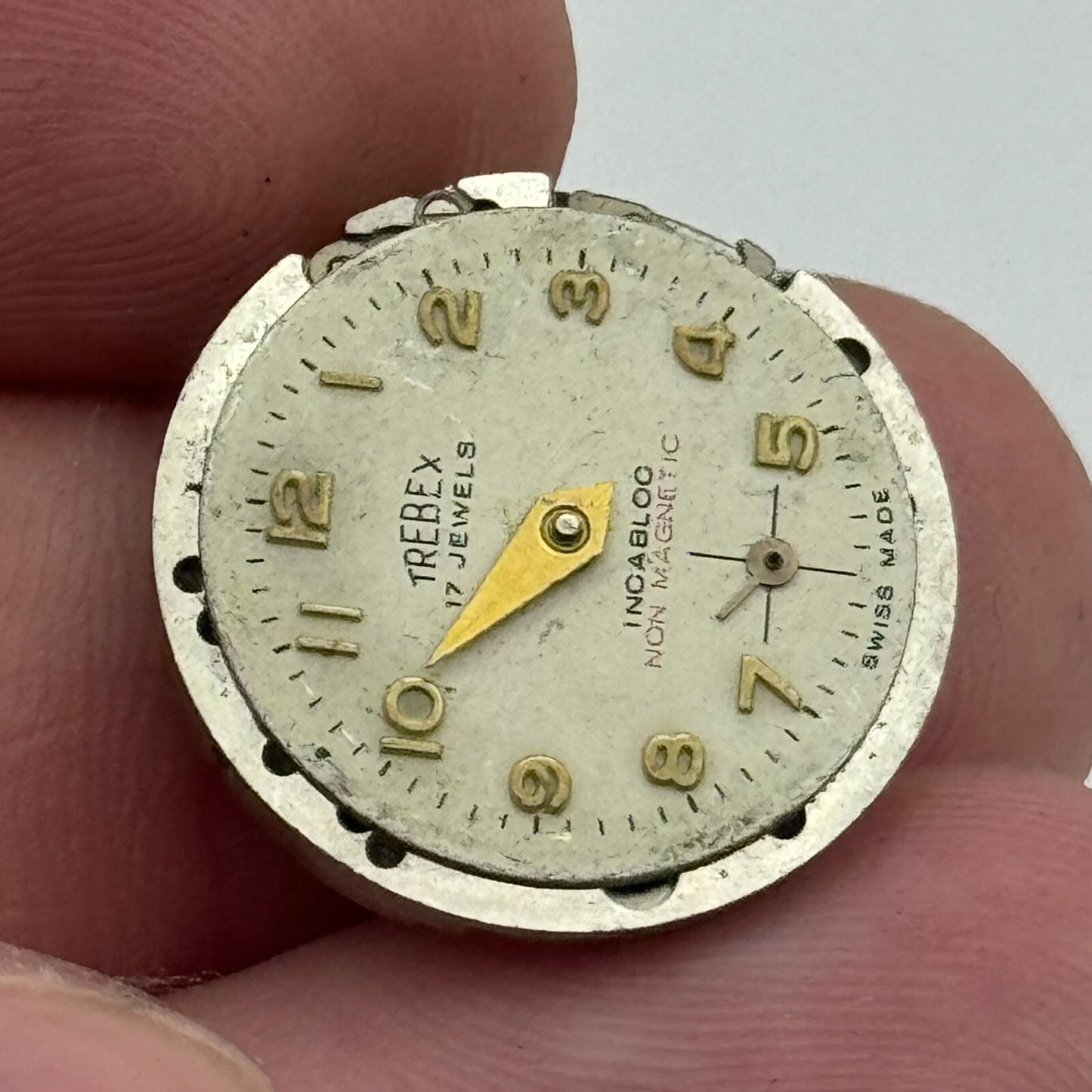 19.7mm Trebex Unitas UT 630 Balance Ok Manual Wind Watch Movement PARTS REPAIR
