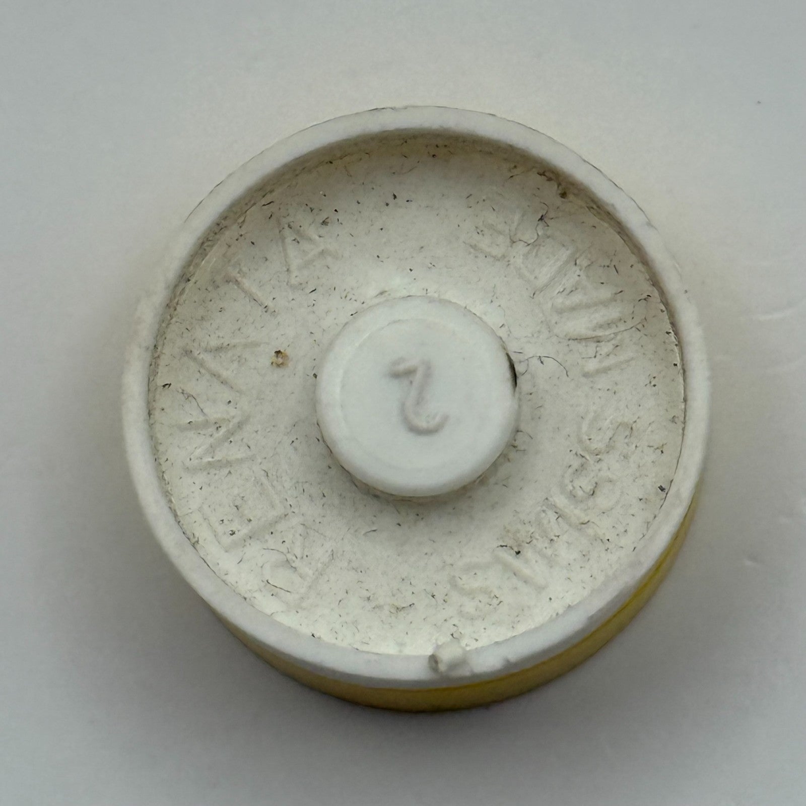 Amida 580 585 Balance Wheel Complete And Spring 1389 Watch Movement Parts NOS