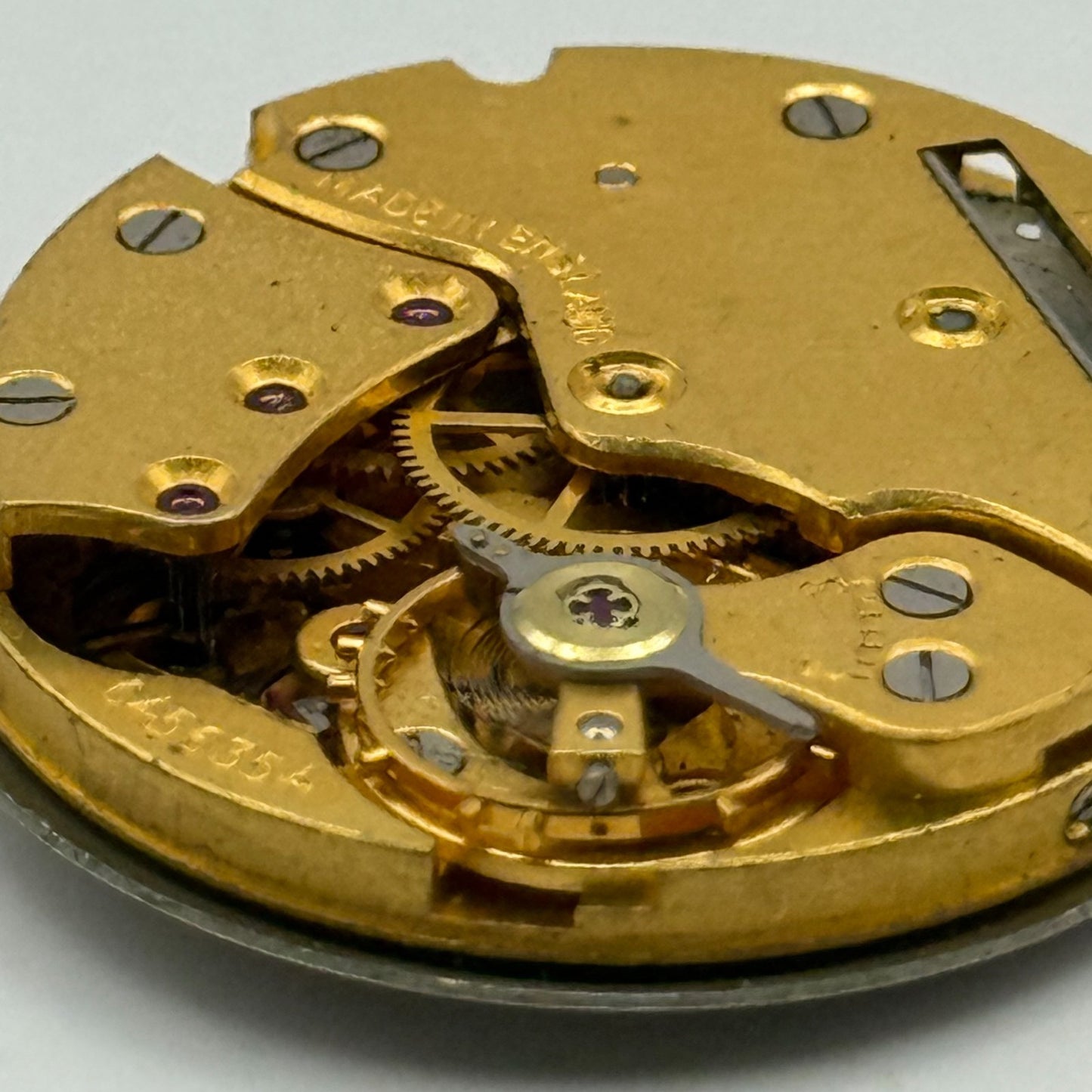 Smiths De Luxe C456354 Watch Movement Manual Wind Vintage Parts Repair 28.8mm