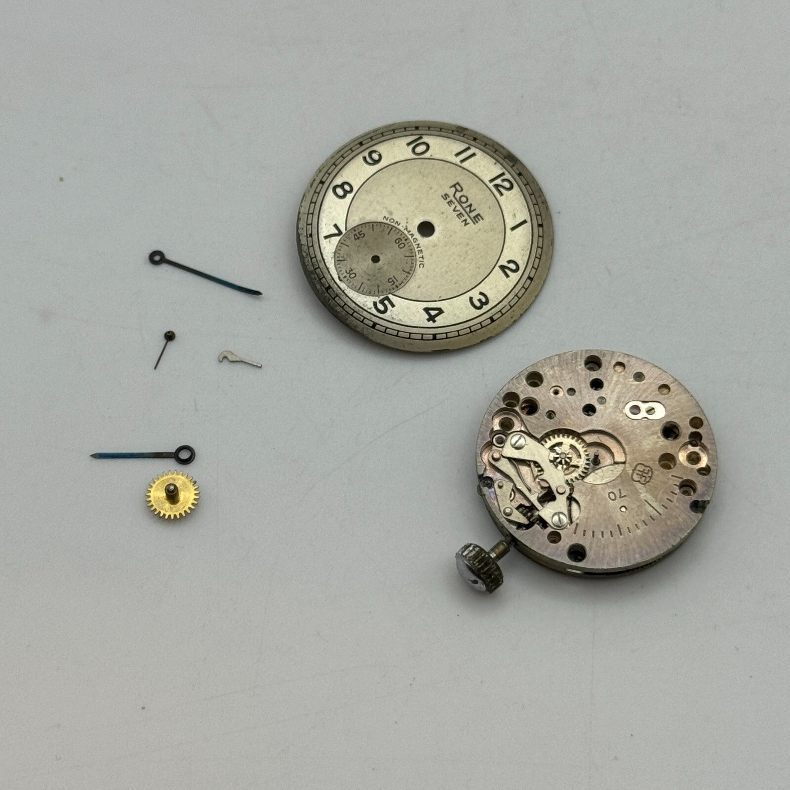 23.6mm Rone Seven 1046 FHF 70 Balance Ok Swiss Watch Movement PARTS SPARES