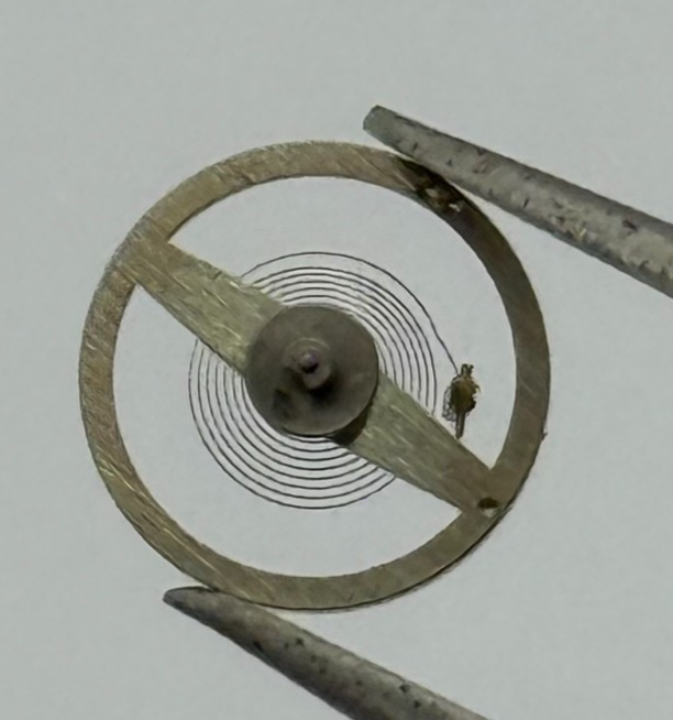 Oris 380 Balance Wheel Complete And Spring 6¾-8’’’ 398 M Watch Movement Parts 