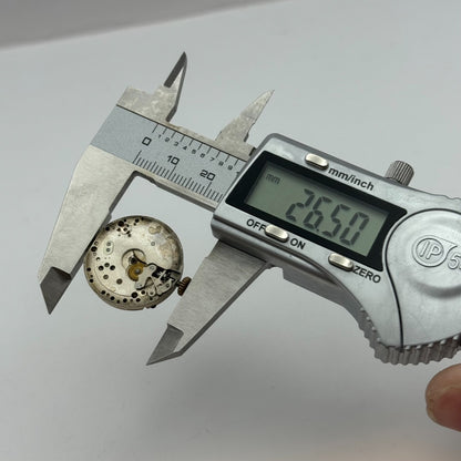 23.6mm Running Craven High Grade 15 Loose Trench Watch Movement Manual Wind PART