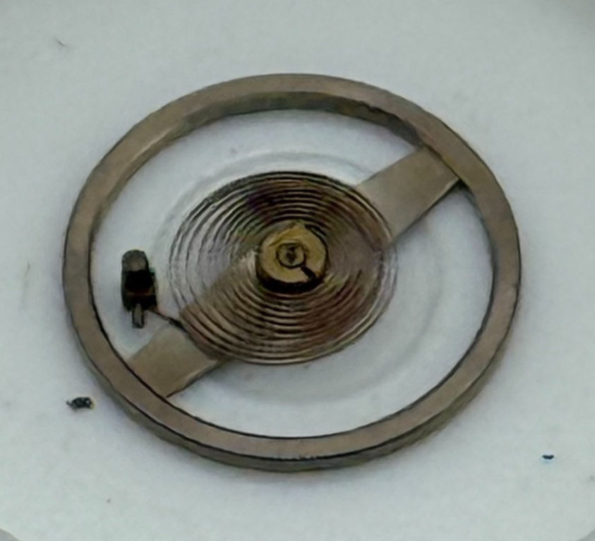 Ebosa 52 Balance Wheel Complete And Spring  5½’’’ 130 Watch Movement Parts NOS