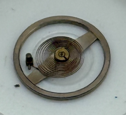 Ebosa 52 Balance Wheel Complete And Spring  5½’’’ 130 Watch Movement Parts NOS