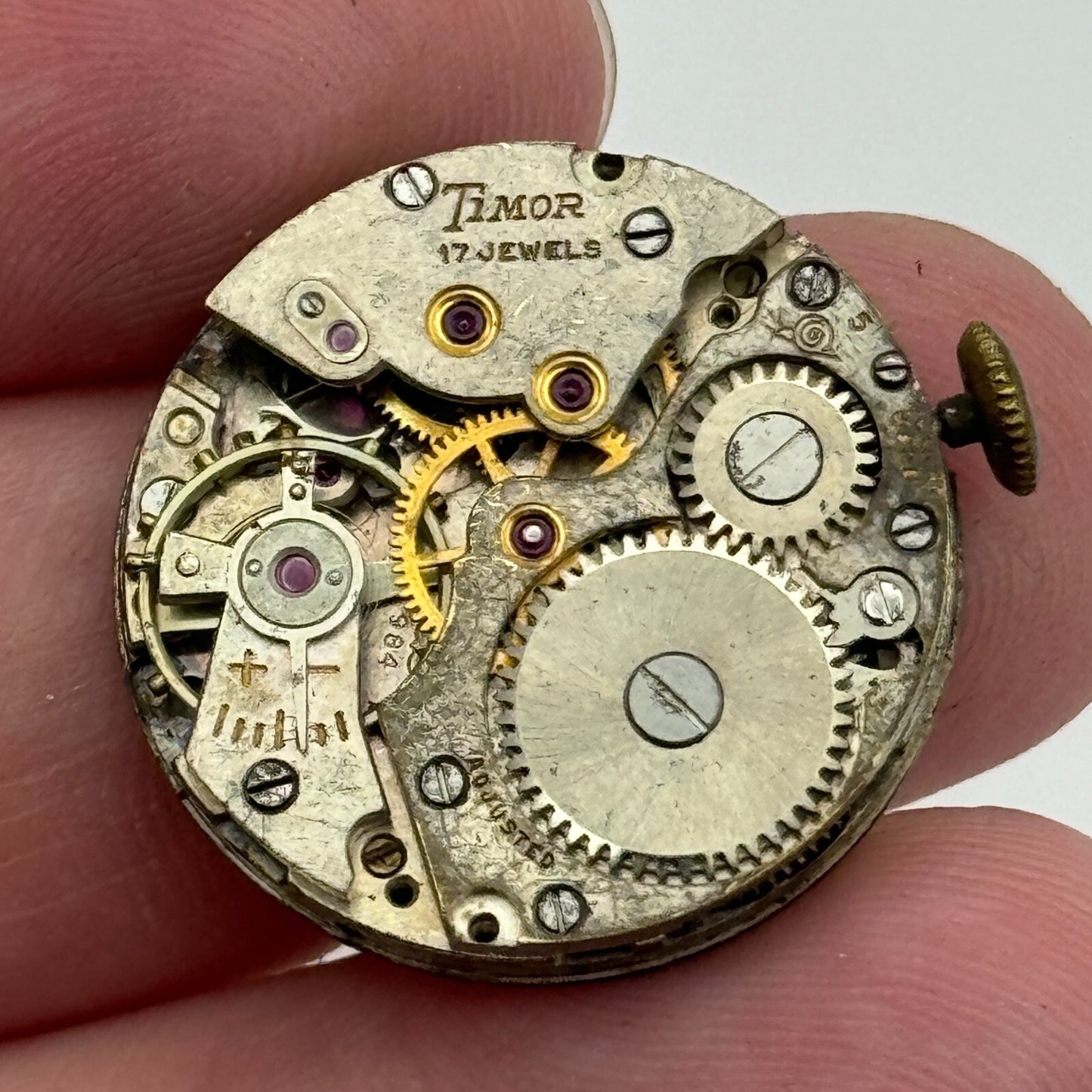 23.6mm Timor AS 984 A Schild Manual Wind Watch Movement Swiss Vintage PARTS