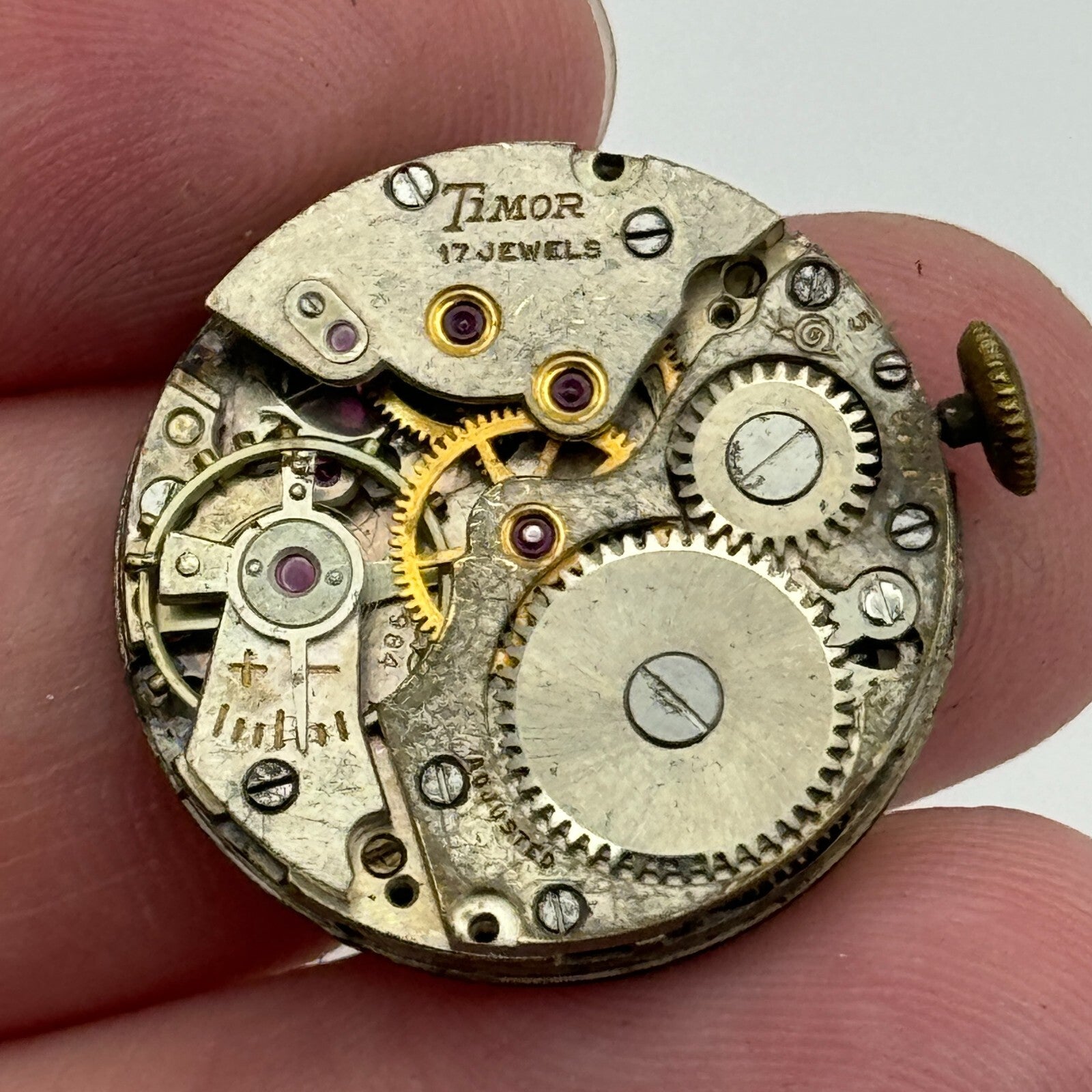 23.6mm Timor AS 984 A Schild Manual Wind Watch Movement Swiss Vintage PARTS