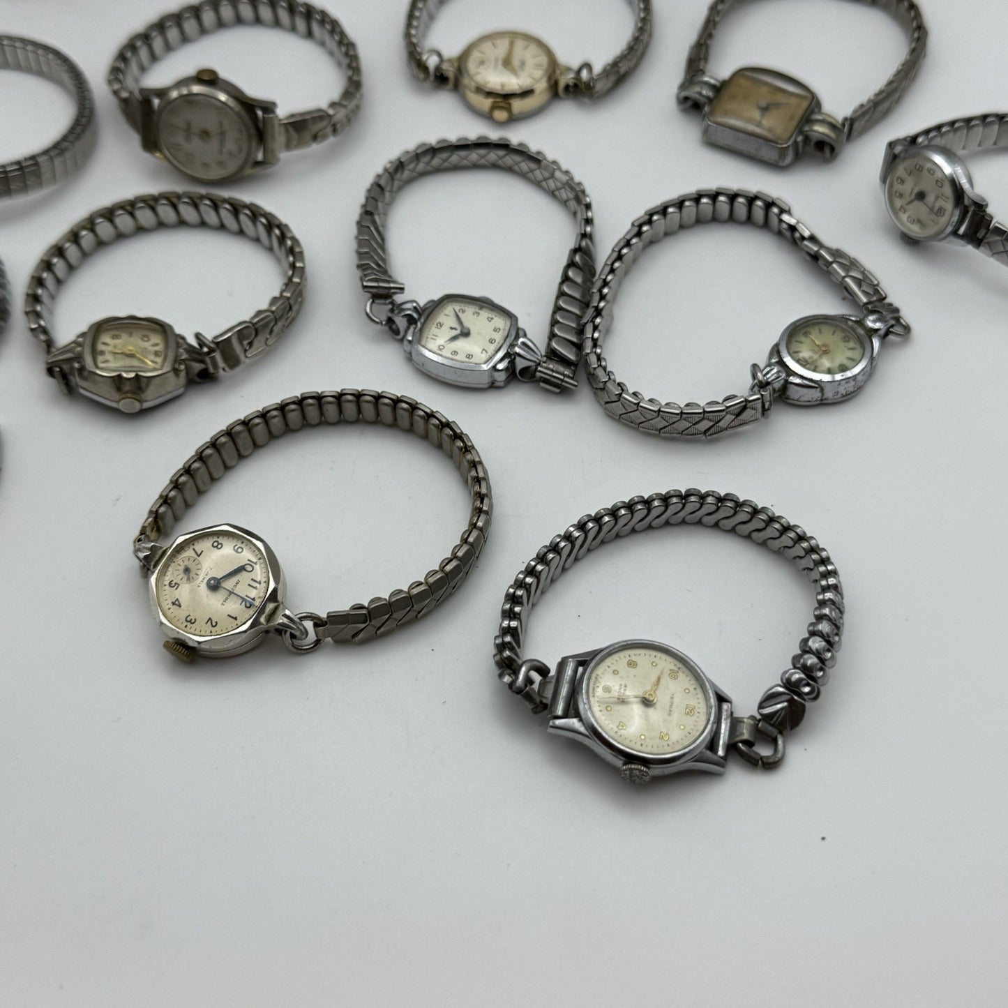 Bundle Of Ladies Vintage Manual Wind Wristwatches Joblot PARTS REPAIR SPARES