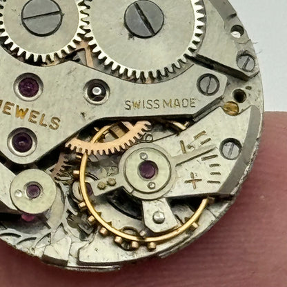 19.6mm Olma Ladies AS 970 Manual Wind Swiss Made 17 Jewels Watch Movement PARTS