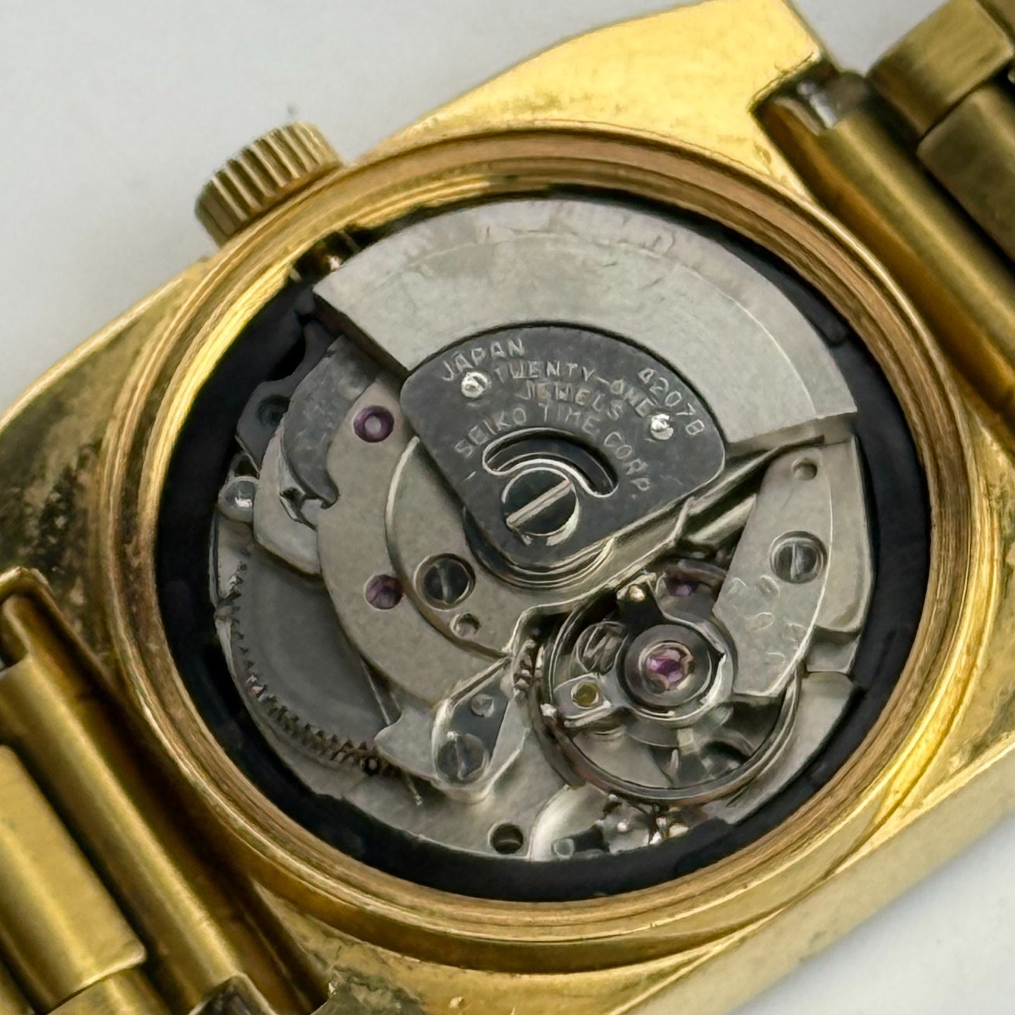 23mm Ladies Running Vintage Seiko 5 Automatic 4207-00N0 Cal 4207B Watch PARTS