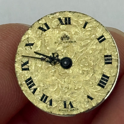 19.6mm Vintage Bucherer FEF 250 Manual Wind Watch Movement PARTS REPAIR
